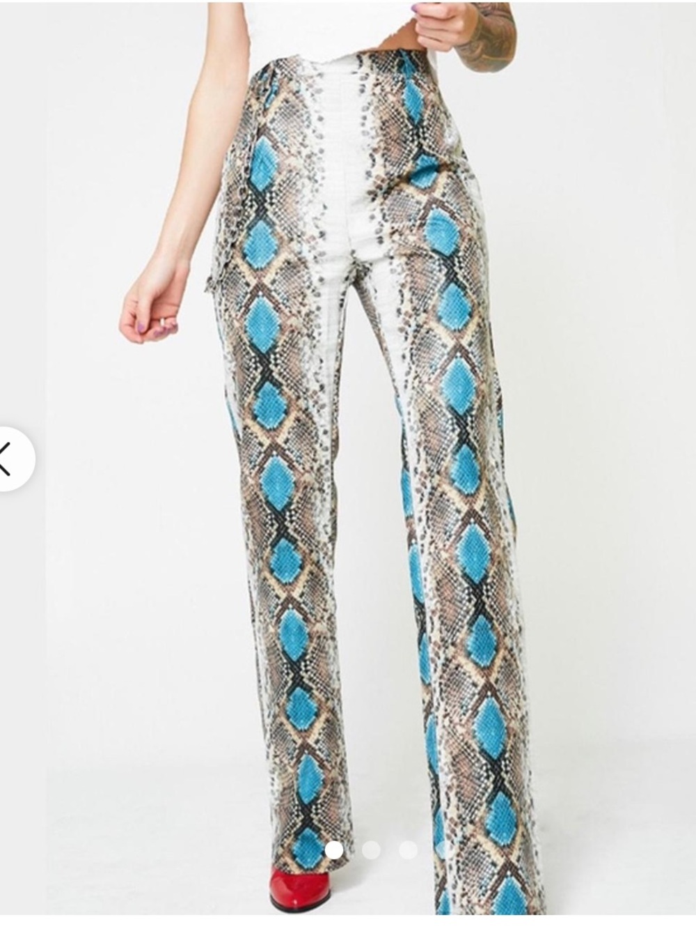 I.AM.GIA Snake Skin Python Pants